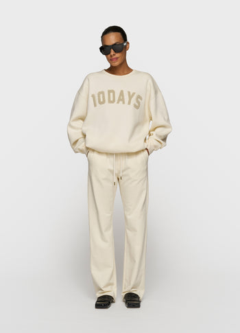 statement sweater | soft vanilla