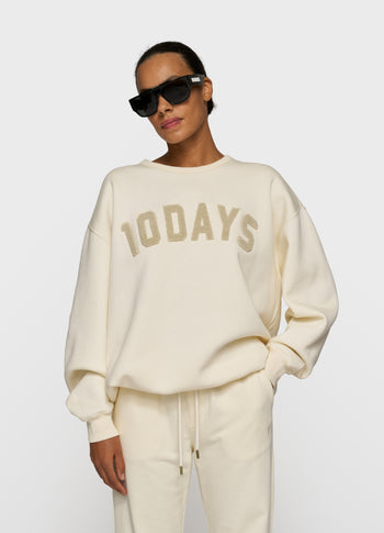 statement sweater | soft vanilla