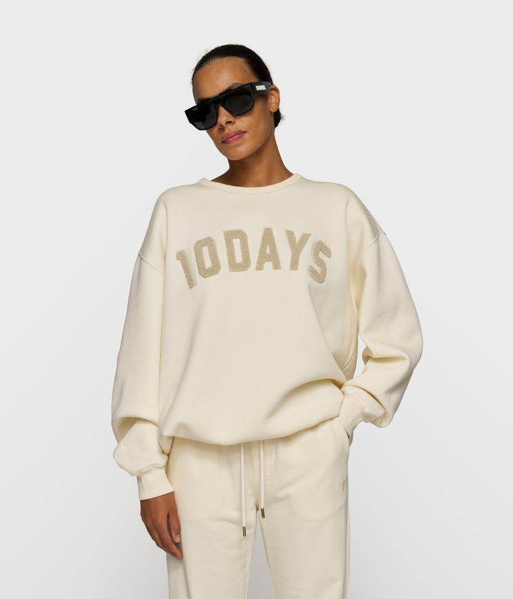 statement sweater | soft vanilla