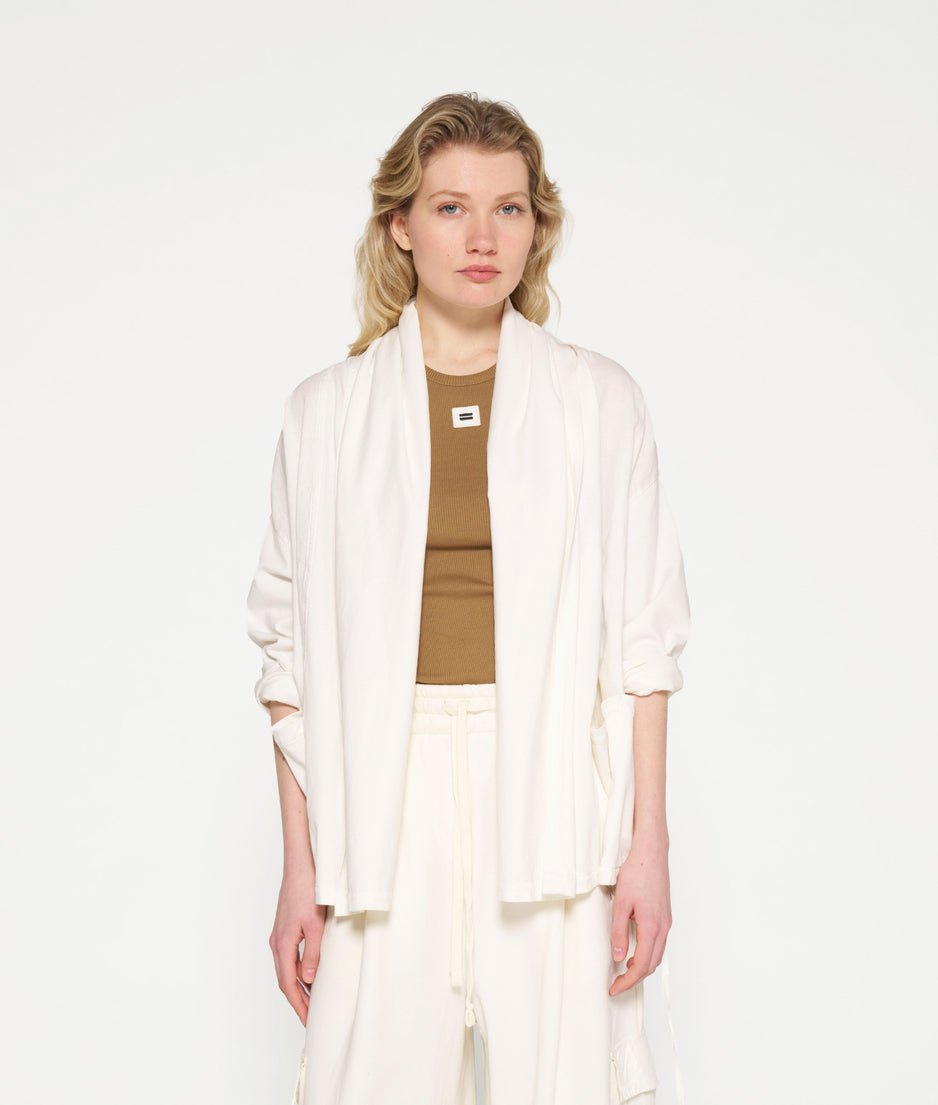 wellness jacket | ecru