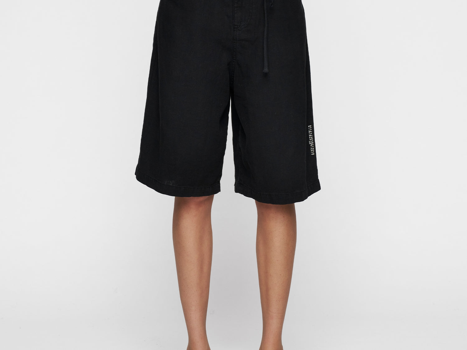 paperbag bermuda | black