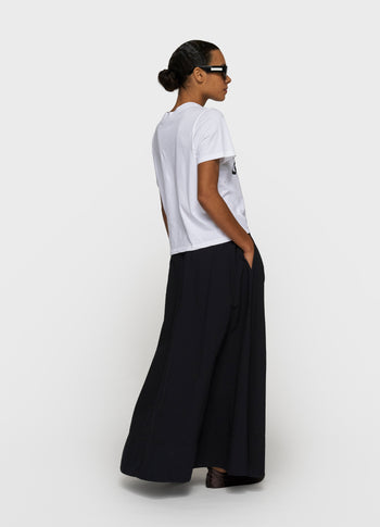 skirt poplin | black
