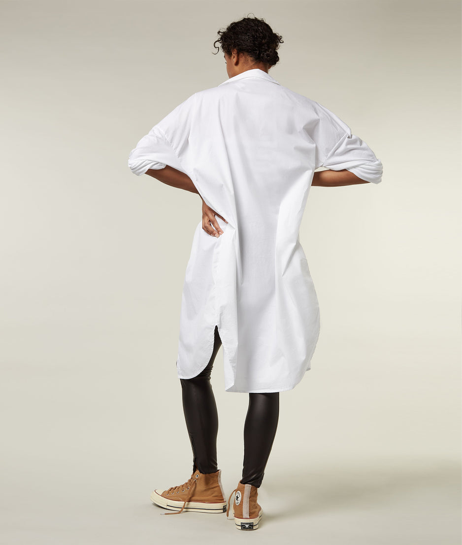 THE POPLIN SHIRT | white