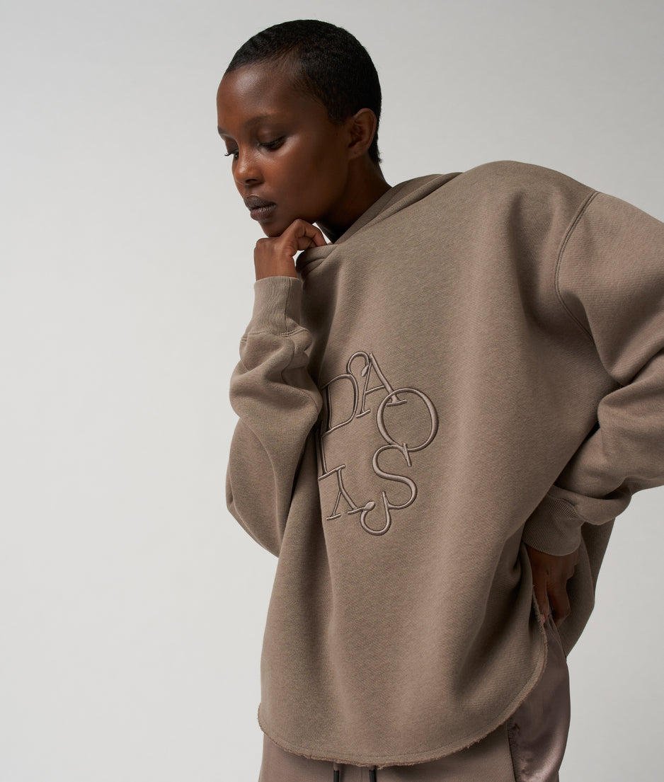 statement hoodie embro | moonrock