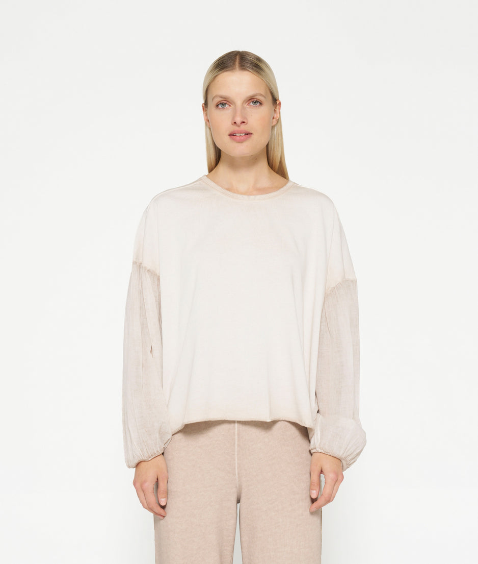 soft sweater voile | sepia sand