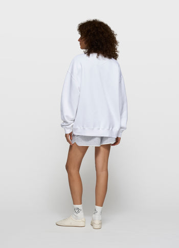 statement sweater smile | white