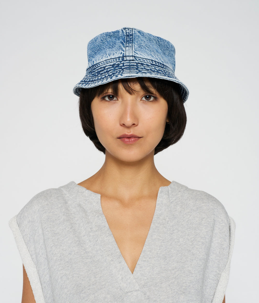 denim bucket hat | blue denim