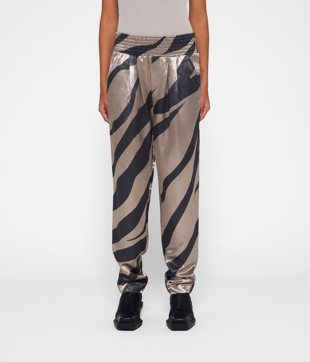 cropped jogger zebra warm taupe 10DAYS Official Online Store