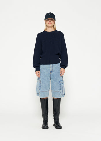 knit sweater Amsterdam | night sky