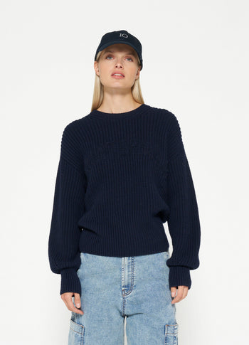 knit sweater Amsterdam | night sky