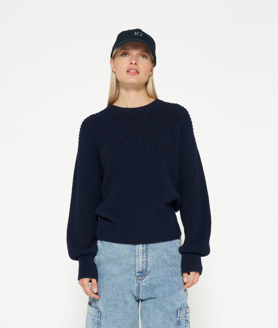 knit sweater Amsterdam | night sky