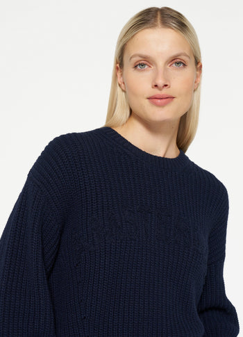 knit sweater Amsterdam | night sky