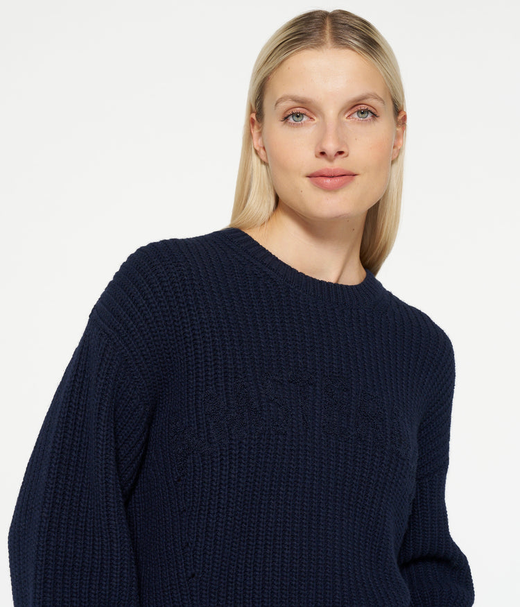 knit sweater Amsterdam | night sky