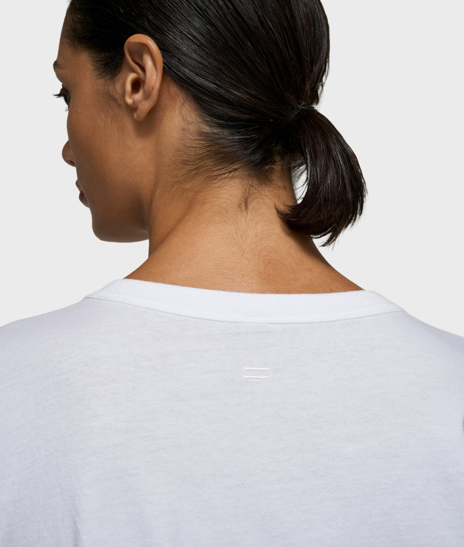 short sleeve tee curly 10 | white