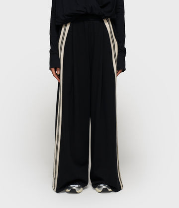 wide pants tape | black