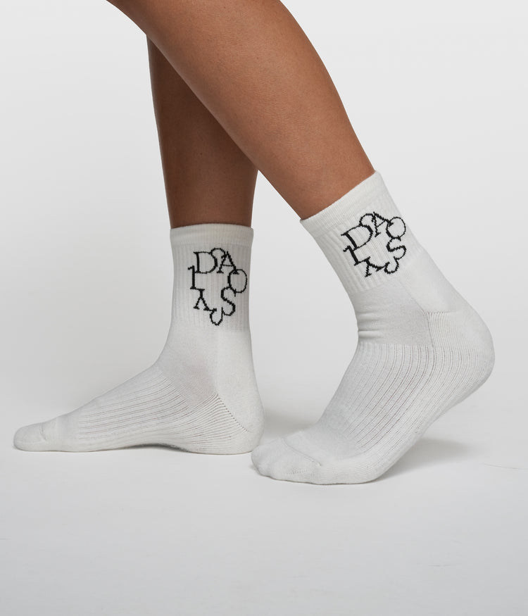 socks curly 10 | ecru