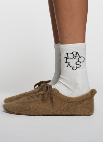 socks curly 10 | ecru