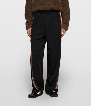 barrel track pants | black