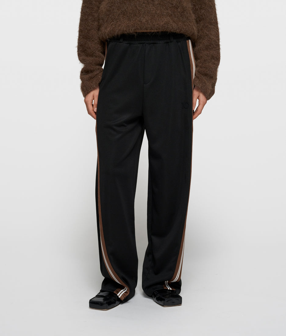 barrel track pants | black