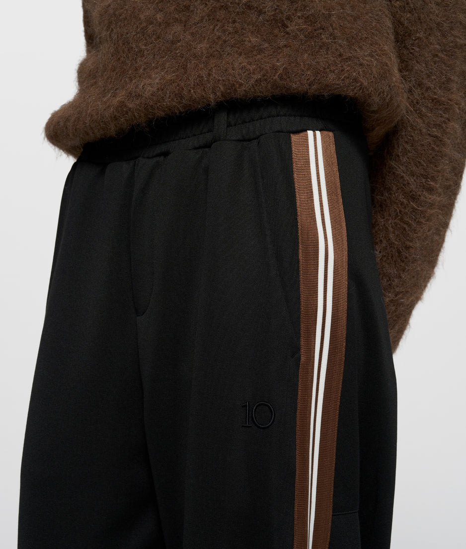 barrel track pants | black
