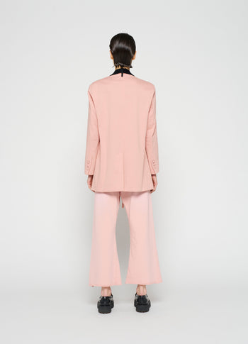 smoking blazer | dusty peach