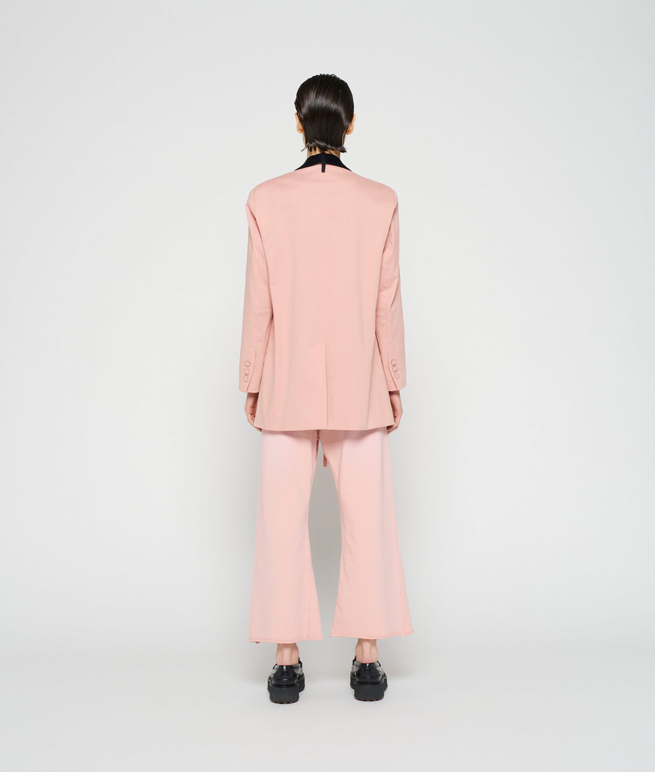 smoking blazer | dusty peach