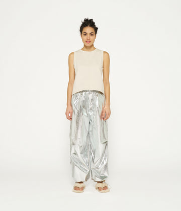 proud pants foil | silver