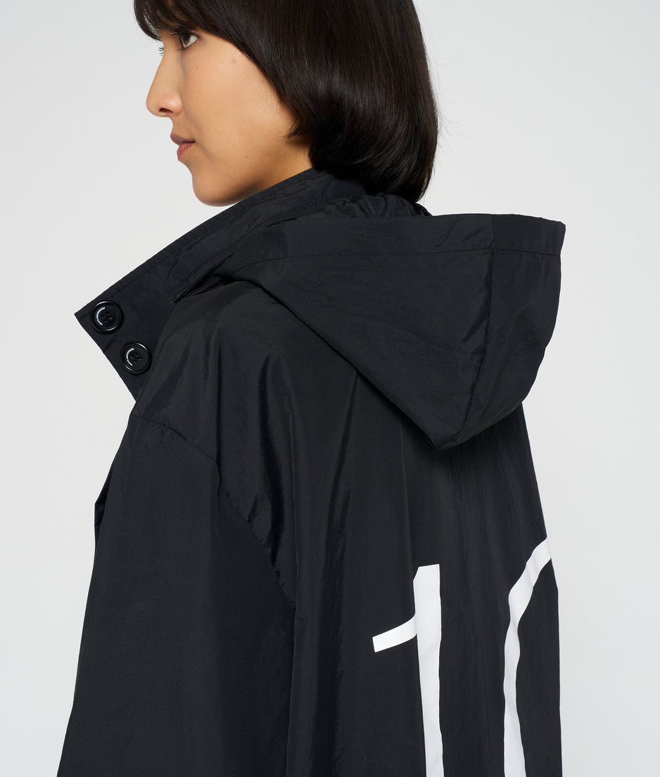 nylon coat 10 | black