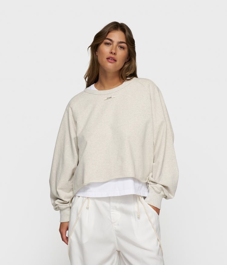 LA sweater | soft white melee