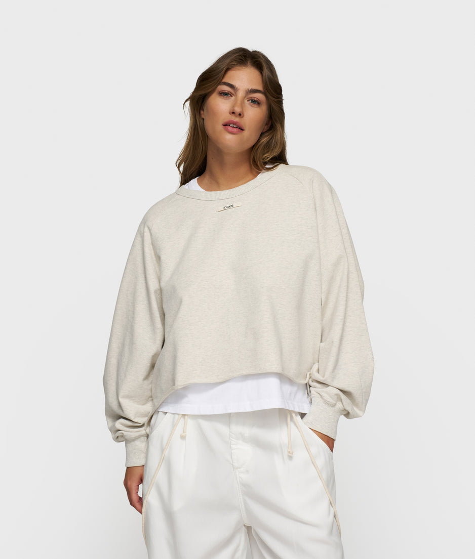 LA sweater | soft white melee