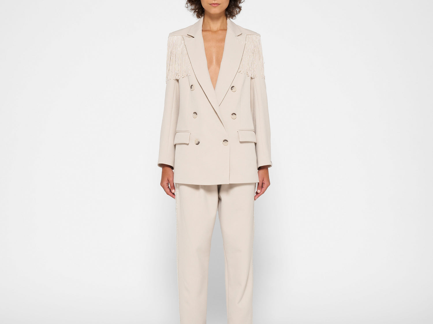 crepe pants | light safari