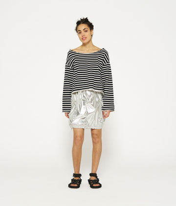 proud skirt foil | silver