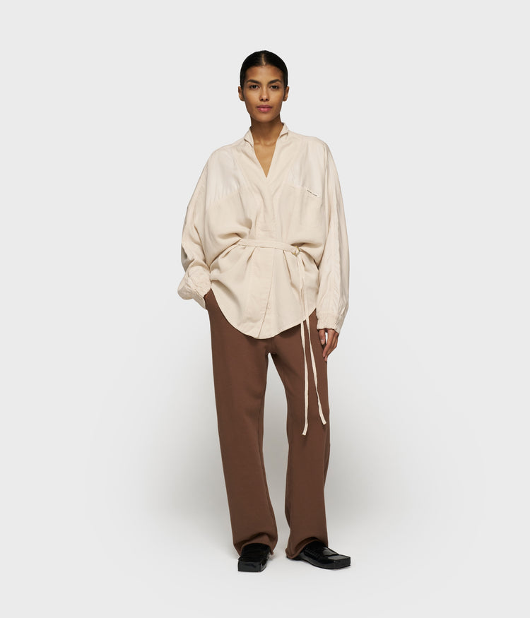 mid jogger straight | truffle