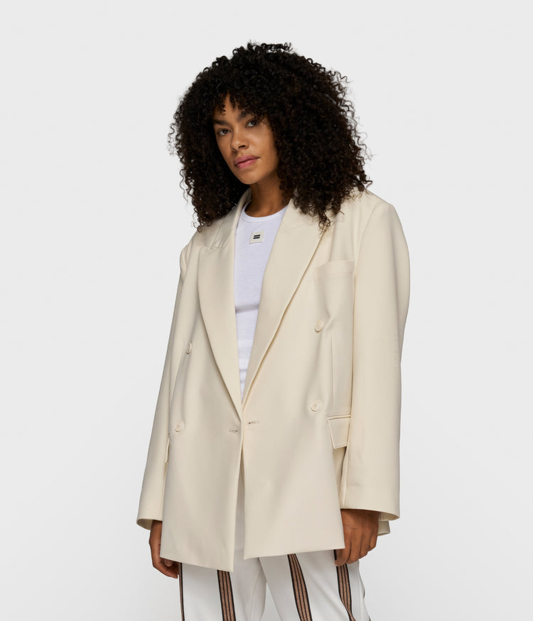 proud blazer | soft vanilla