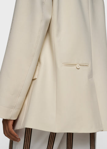 proud blazer | soft vanilla