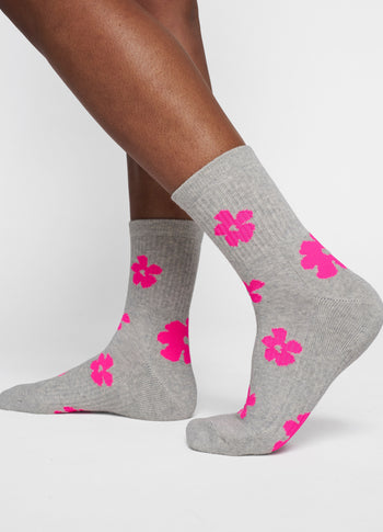 3-pack socks | neon pink