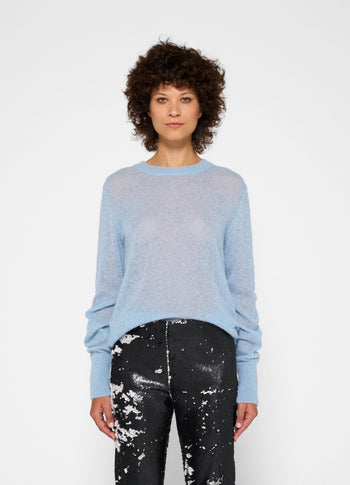 tee thin knit | ice blue