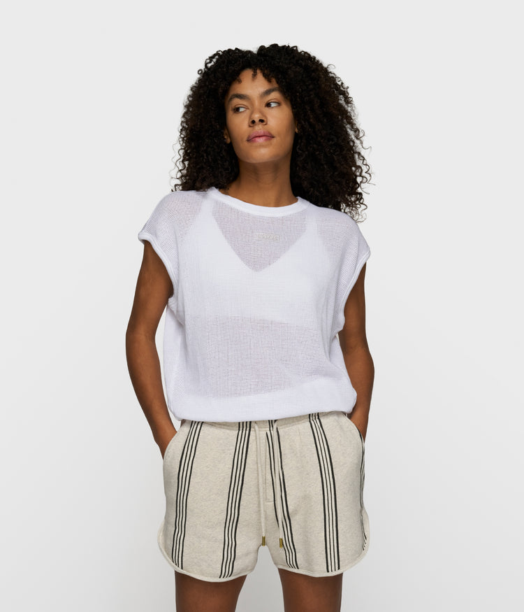 balloon top mesh | white