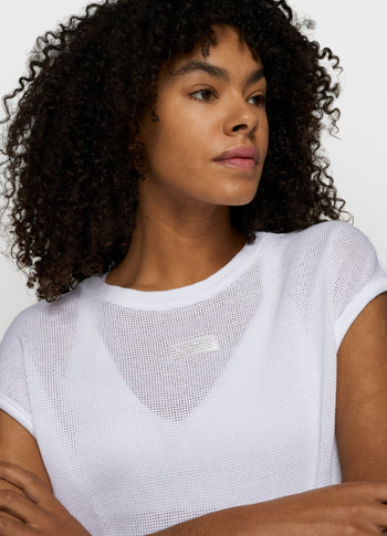 balloon top mesh | white