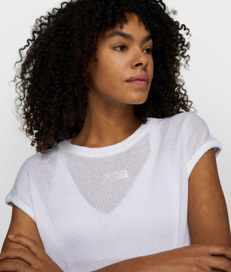 balloon top mesh | white