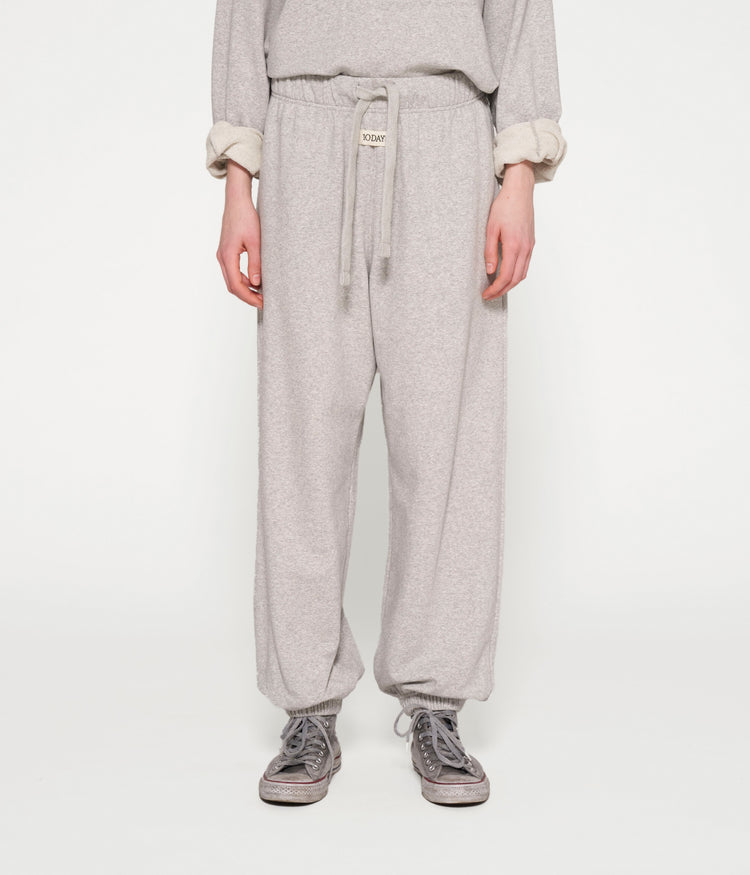 Bar jogger fleece | light grey melee