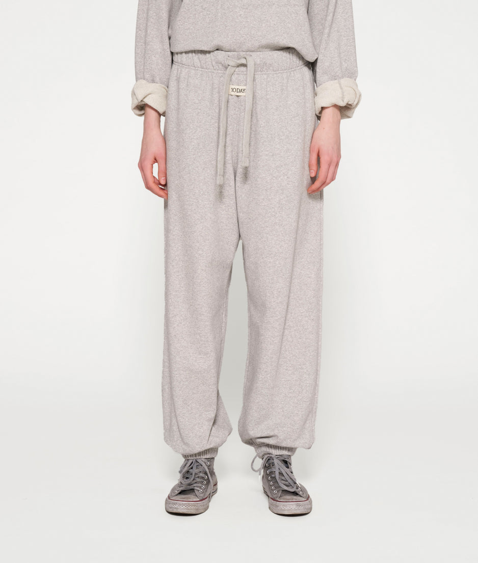 Bar jogger fleece | light grey melee