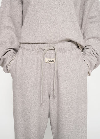 Bar jogger fleece | light grey melee