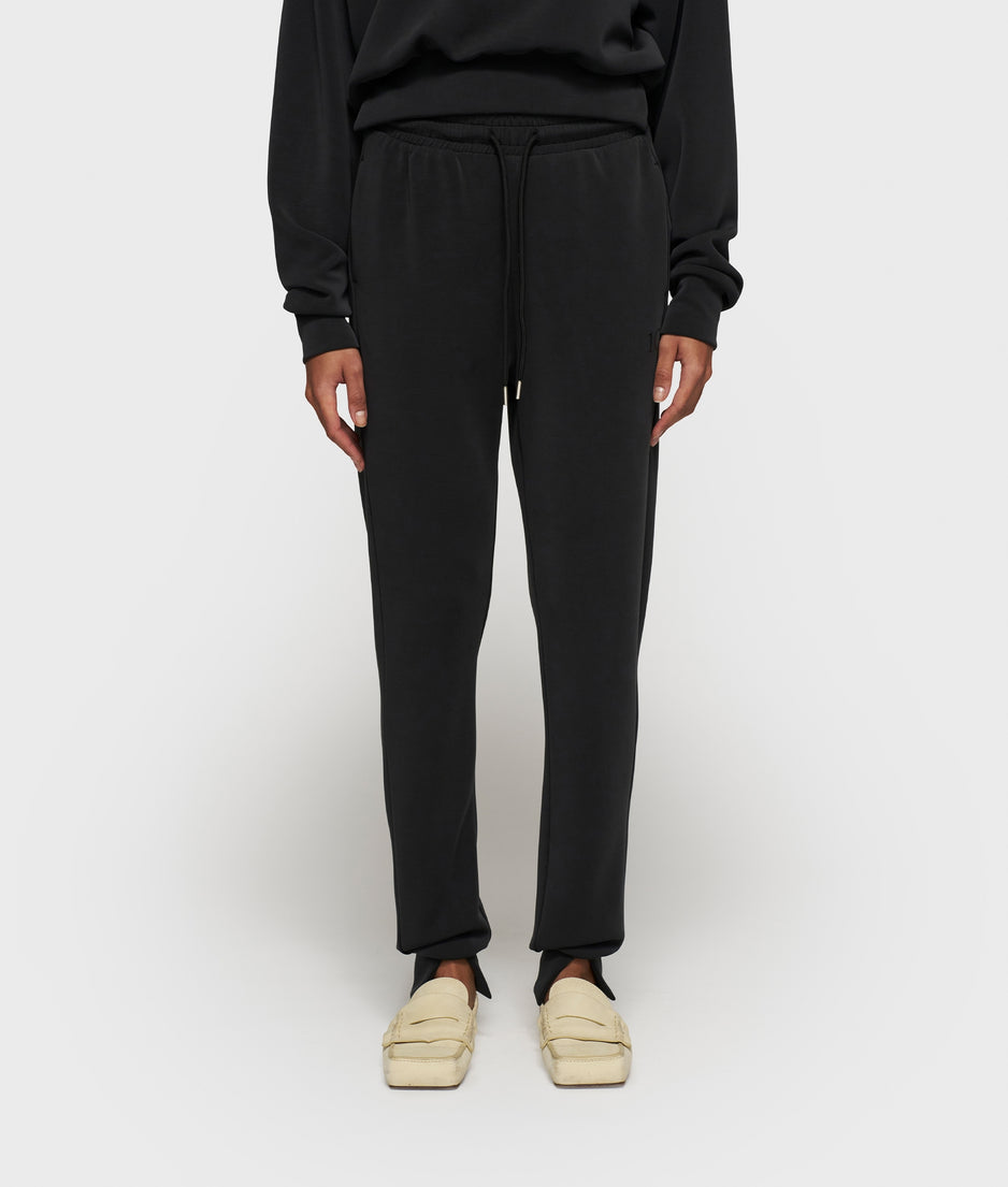 soft scuba cuff jogger | black