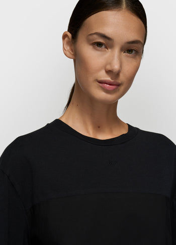 short sleeve tee mix | black