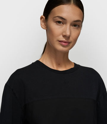 short sleeve tee mix | black