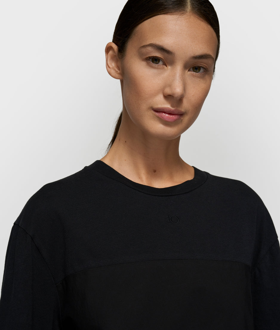 short sleeve tee mix | black