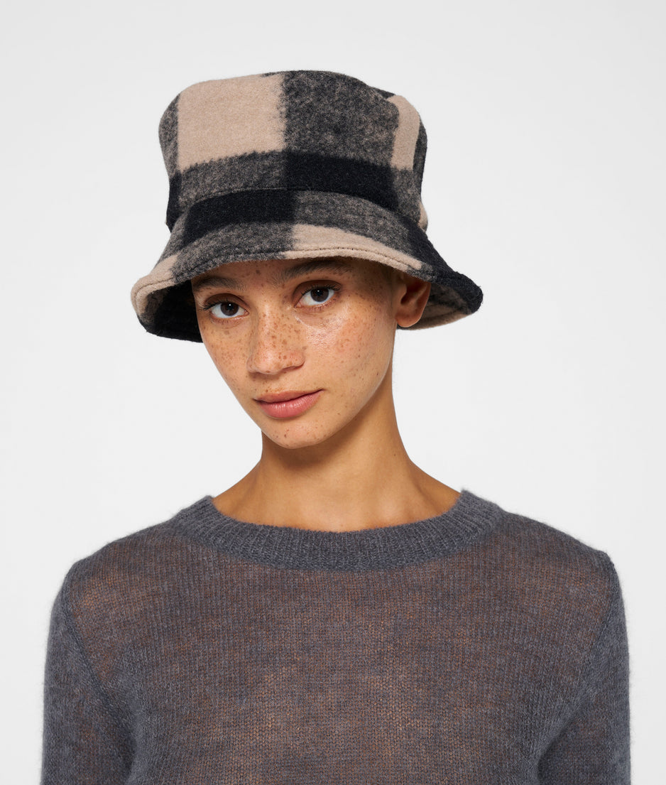 wool hat check | safari
