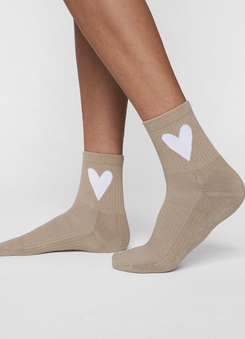 socks heart | rope
