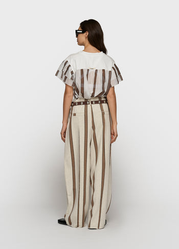 Bar piece stripes | soft white melee